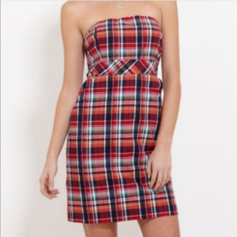 Vineyard Vines Strapless Wharf Dress EUC